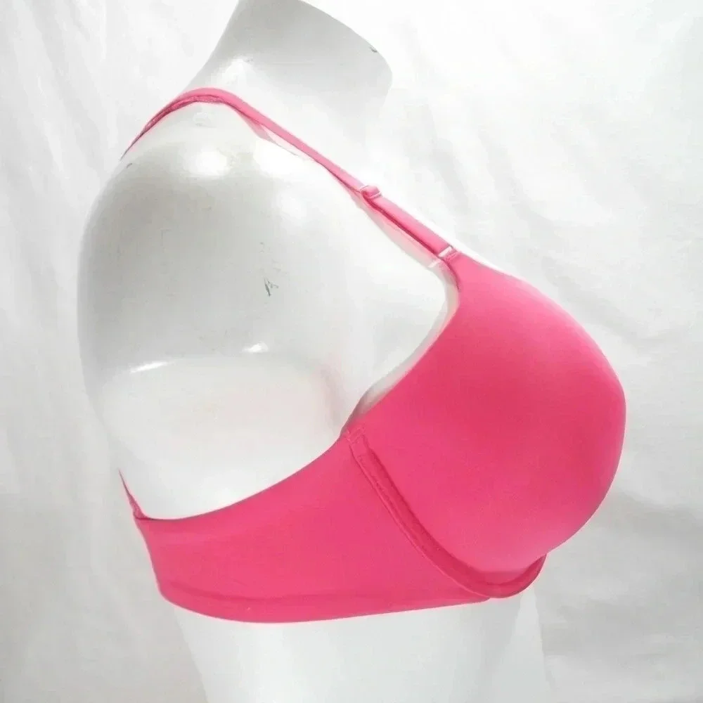 36DD Paramour 235047 Abbie‎ Front CloseT-Back Bra Pink NWT - Picture 3 of 12